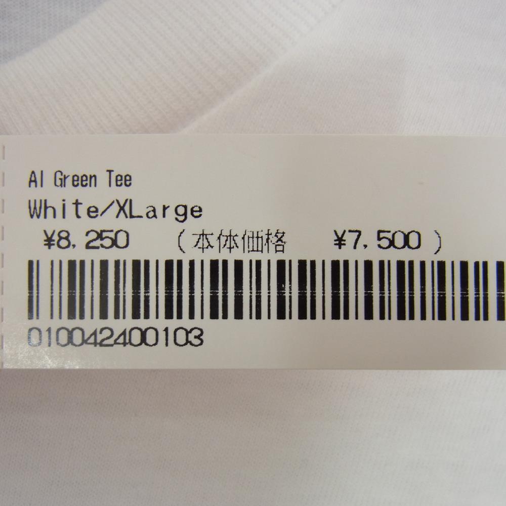 Supreme シュプリーム 22SS Al Green Tee アル グリーン GREATEST HITS プリント Tシャツ ホワイト系 XL【中古】