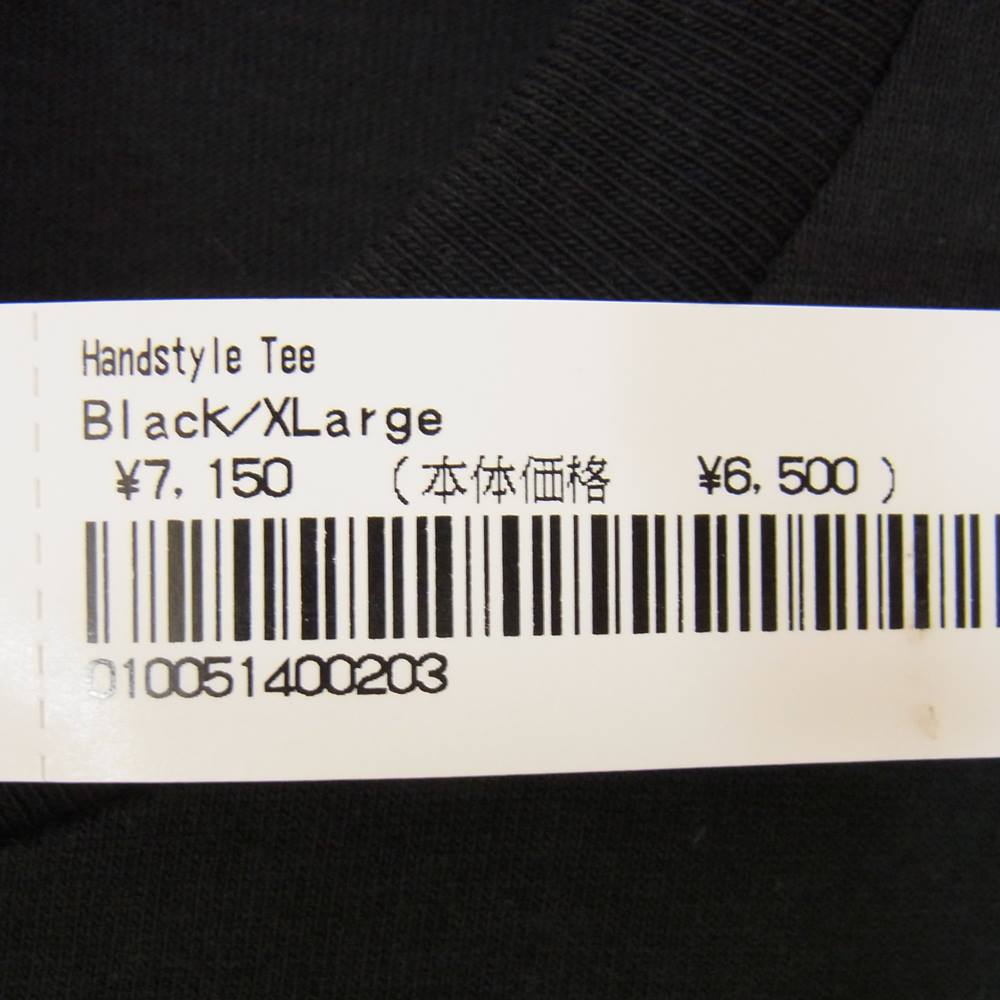 Supreme シュプリーム 22SS Handstyle Tee ハンドスタイル Tシャツ  ブラック系 XL【新古品】【未使用】【中古】