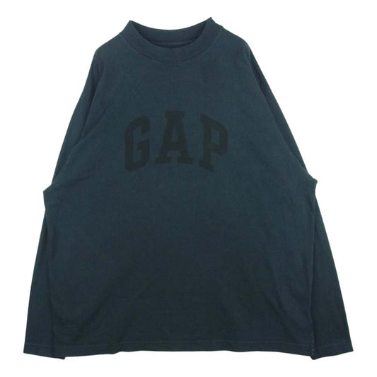 BALENCIAGA バレンシアガ YEEZY GAP ENGINEERED BY イージーギャップ DOVE ロング 長袖 Tシャツ 鳩 WASHED BLACK L【中古】