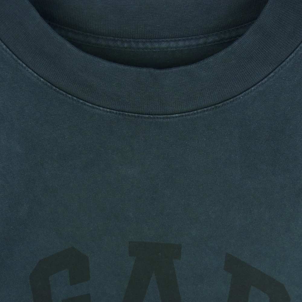 BALENCIAGA バレンシアガ YEEZY GAP ENGINEERED BY イージーギャップ DOVE ロング 長袖 Tシャツ 鳩 WASHED BLACK L【中古】