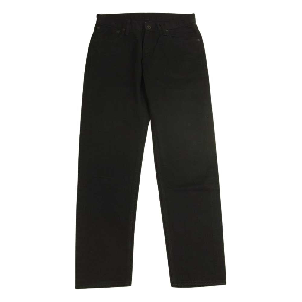 ユニバーサルプロダクツ 152-60503 TAPERED BLACK DENIM PANTS テーパード ブラックデニムパンツ ブラック系 1【美品】【中古】
