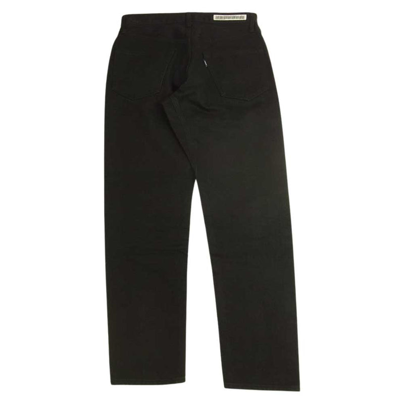 ユニバーサルプロダクツ 152-60503 TAPERED BLACK DENIM PANTS テーパード ブラックデニムパンツ ブラック系 1【美品】【中古】