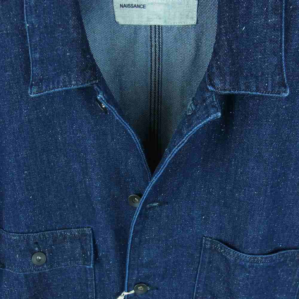 ネサーンス 21A-NSA-JK-02 WORK JACKET デニム カバーオール ワーク ジャケット インディゴブルー系 M【極上美品】【中古】
