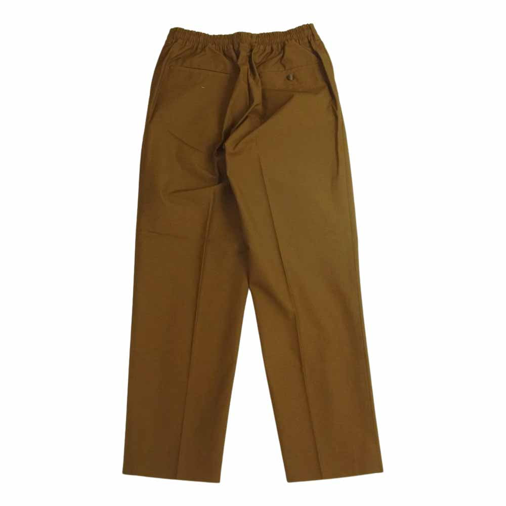 markaware マーカウェア A19C-03PT01C Organic Cotton Weather Cloth Pegtop Easy Trousers オーガニックコットン ウェザークロス テーパード パンツ ブラウン系 1【新古品】【未使用】【中古】