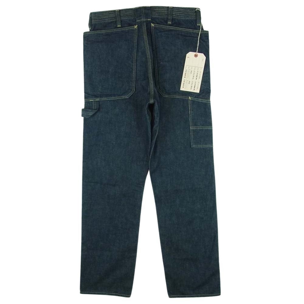 SASAFRAS ササフラス SF-211840 FALL Leaf Gardener Pants 13.5oz denim フォール リーフ ガーデナー デニム パンツ インディゴブルー系 S【新古品】【未使用】【中古】
