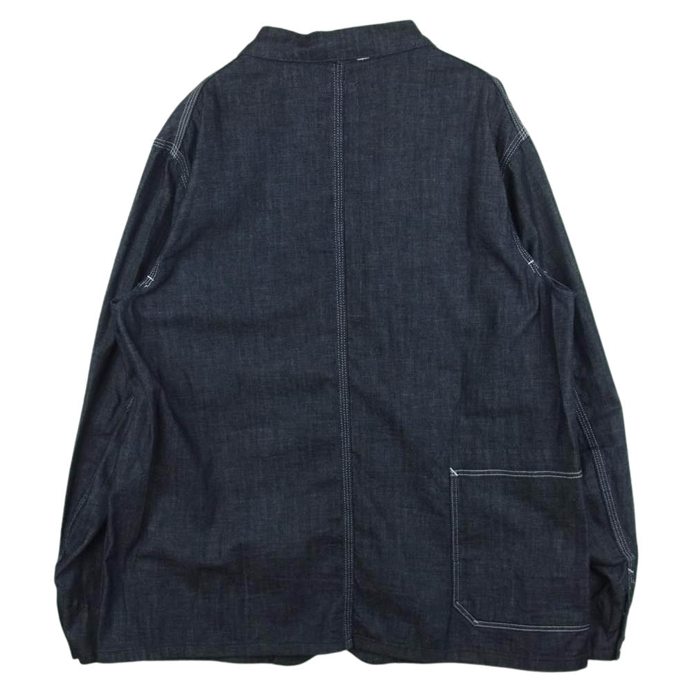 Engineered Garments エンジニアードガーメンツ デニム カバーオール ジャケット グレイッシュインディゴ系 M【極上美品】【中古】