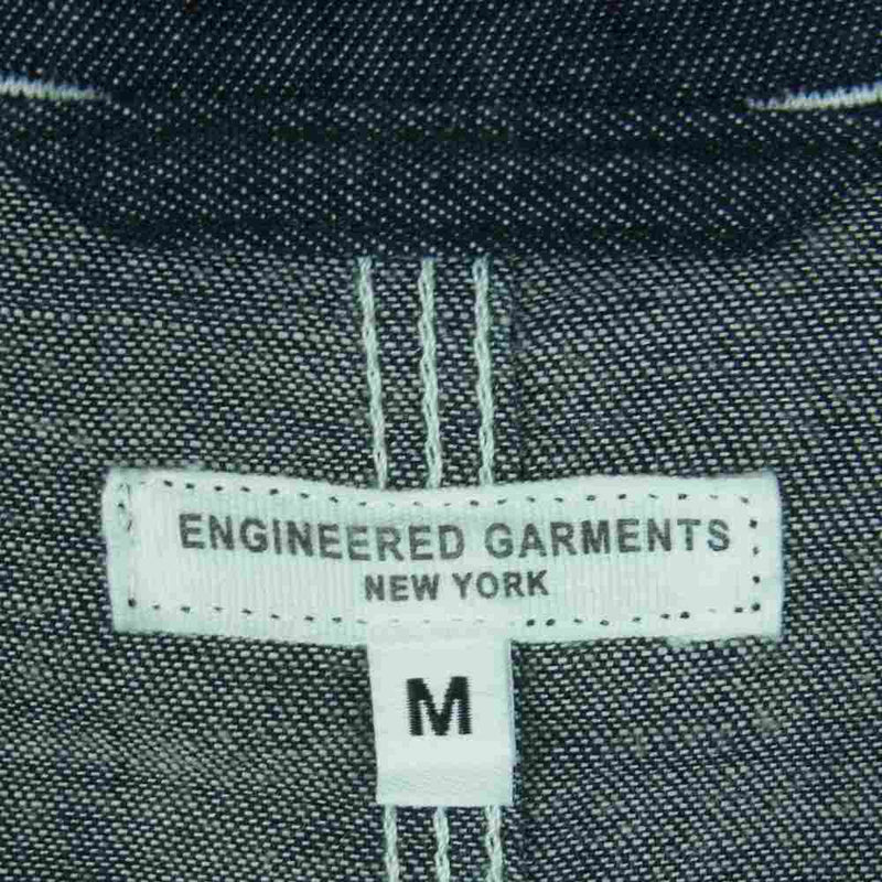Engineered Garments エンジニアードガーメンツ デニム カバーオール ジャケット グレイッシュインディゴ系 M【極上美品】【中古】