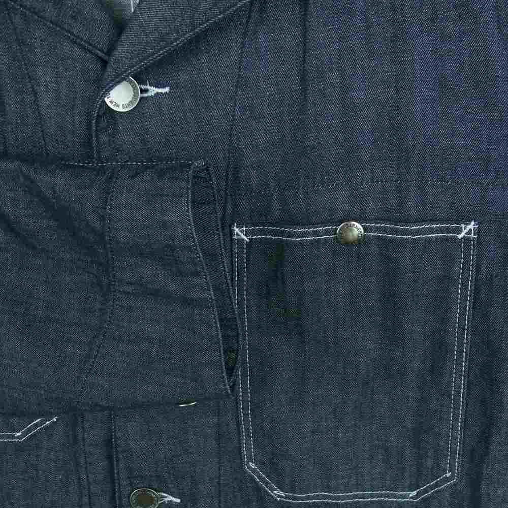 Engineered Garments エンジニアードガーメンツ デニム カバーオール ジャケット グレイッシュインディゴ系 M【極上美品】【中古】