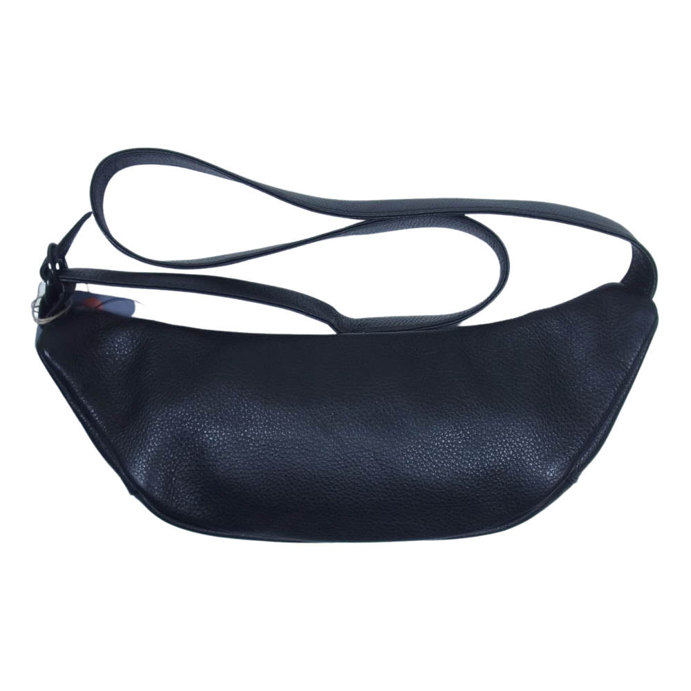 キャプテンサンシャイン PORTER ポーター KS9FGD08 Leather Funny Bag レザー ファニー ボディバッグ  ブラック系【極上美品】【中古】