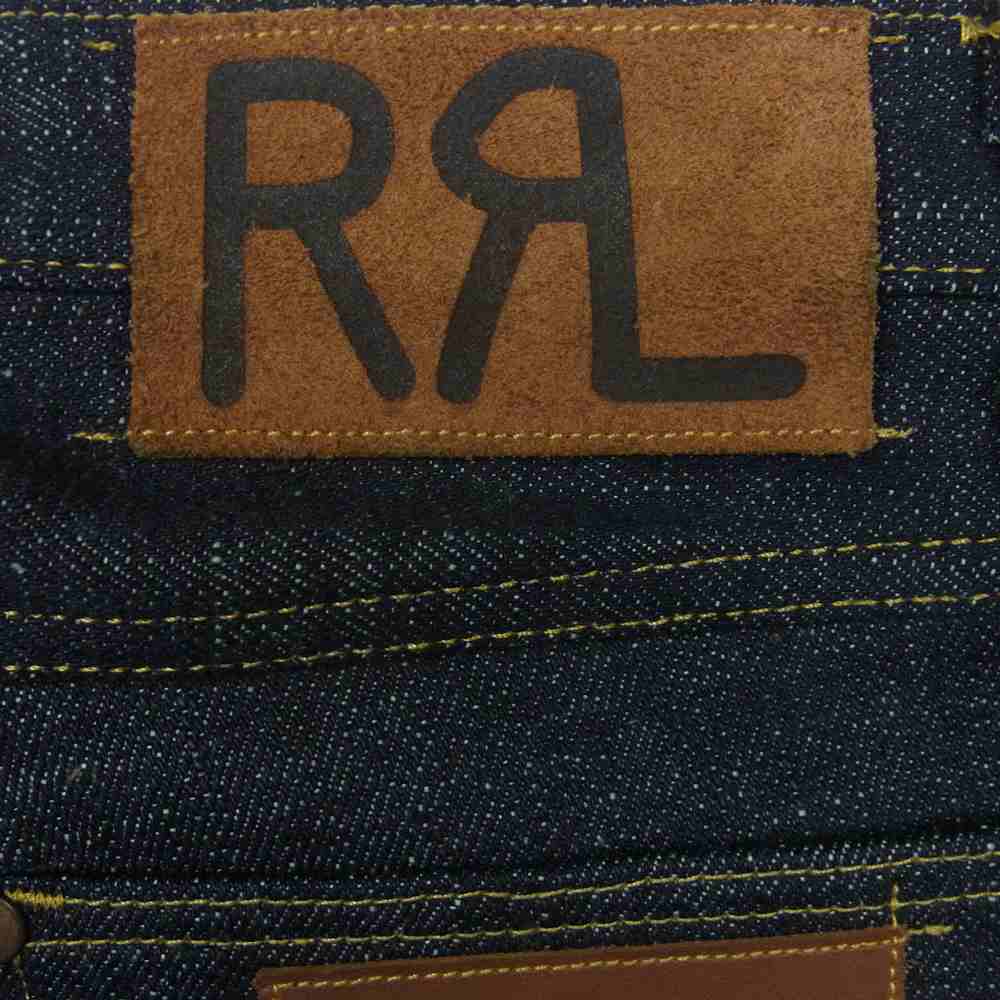 RRL ダブルアールエル 国内正規品 USA製 782753440001 LIMITED PRODUCTION RUN 300本限定 RIGID HIGH SLIM DENIM ハイスリム リジッド デニム パンツ インディゴブルー系 30【極上美品】【中古】