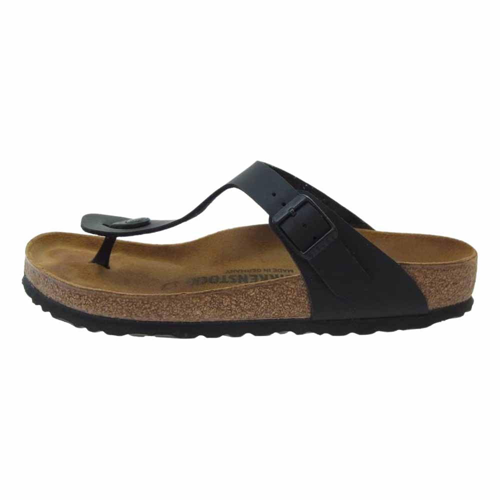 BIRKENSTOCK ビルケンシュトック 0043691 Gizeh BS ギゼ サンダル ブラウン系 ブラック系 40【中古】