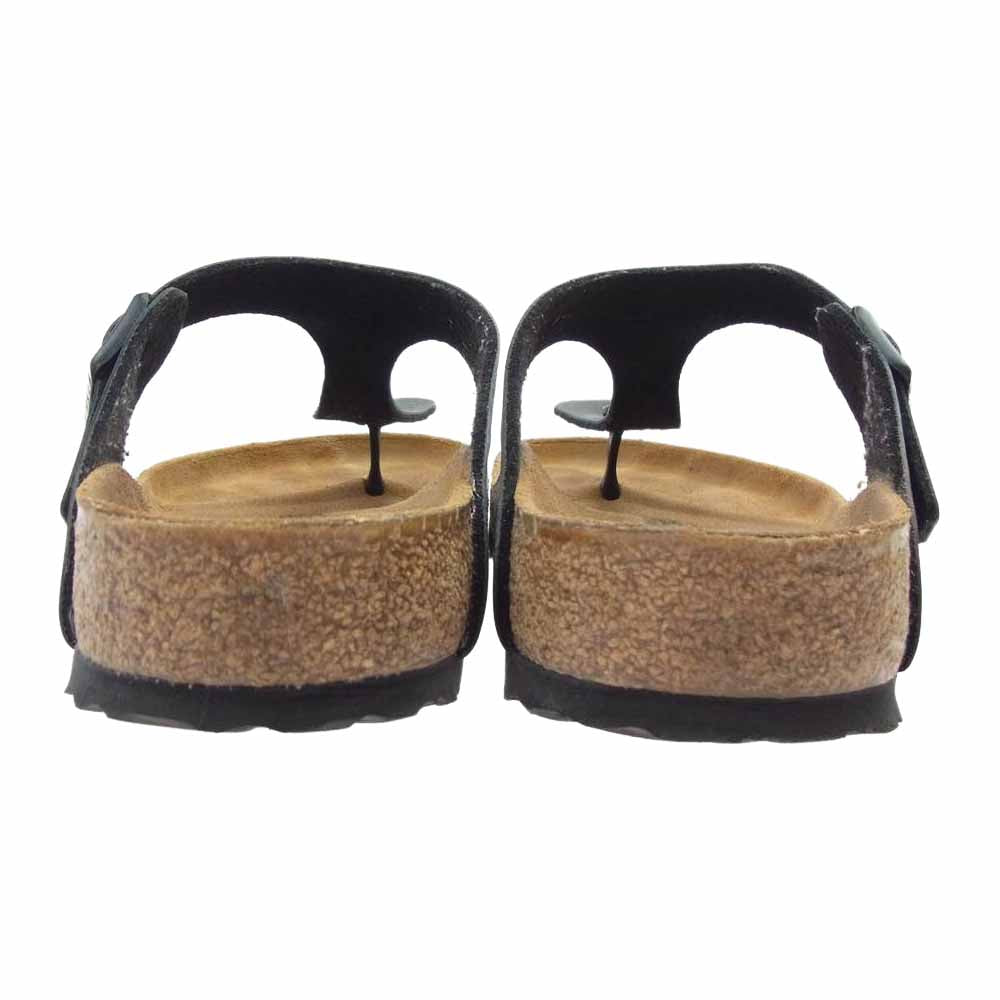 BIRKENSTOCK ビルケンシュトック 0043691 Gizeh BS ギゼ サンダル ブラウン系 ブラック系 40【中古】