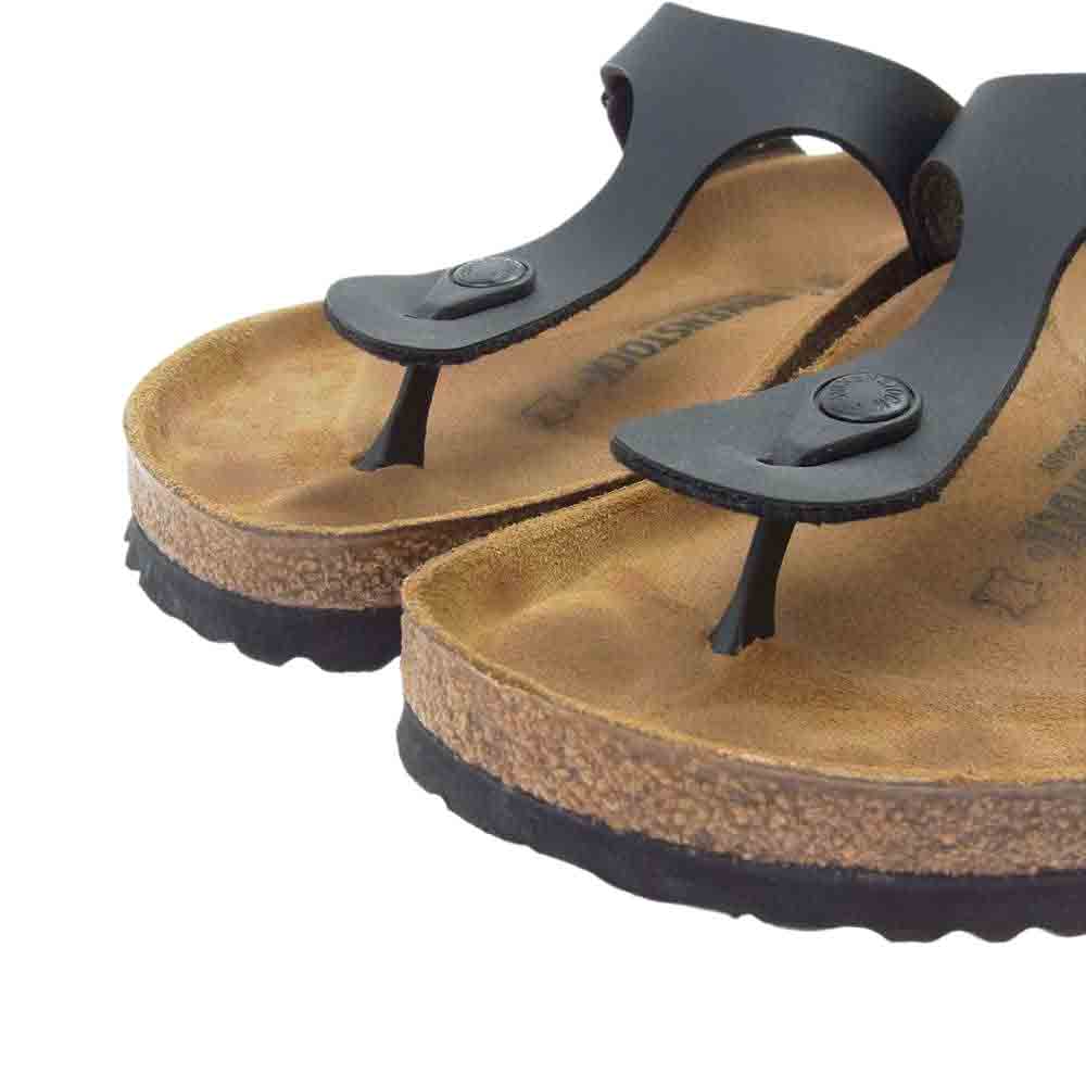 BIRKENSTOCK ビルケンシュトック 0043691 Gizeh BS ギゼ サンダル ブラウン系 ブラック系 40【中古】