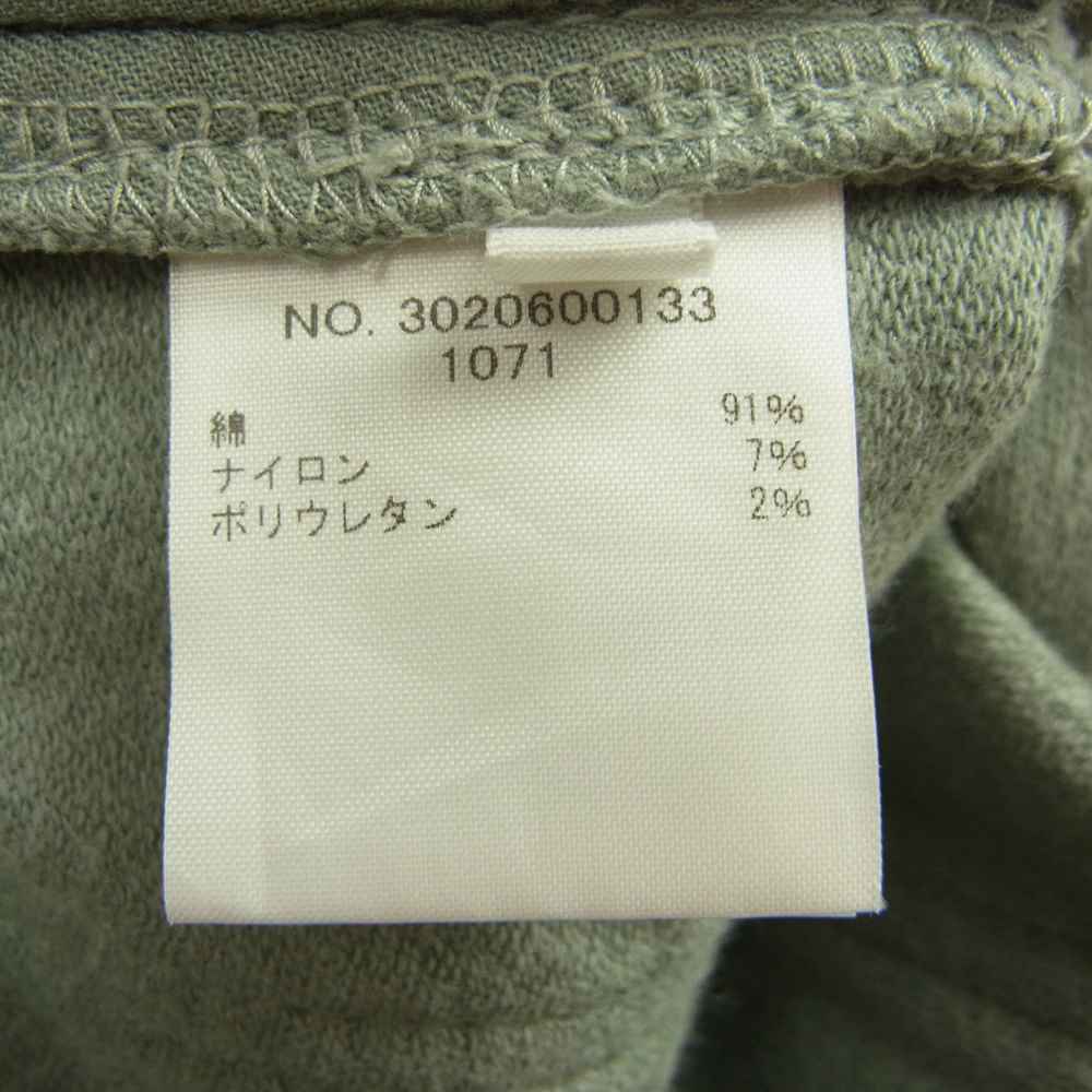 Ron Herman ロンハーマン 製品染め ストレッチ スウェットデニム ショーツ カーキ系 M【中古】