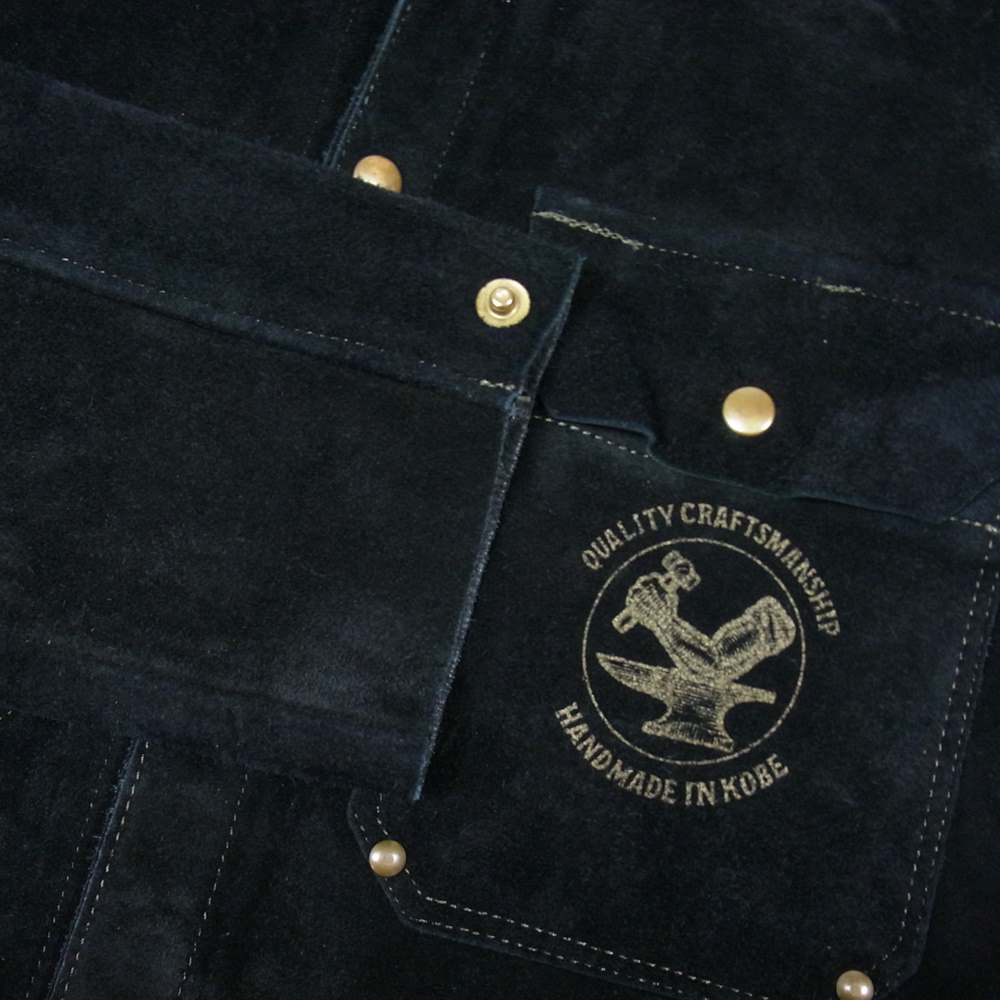 LYNCH SILVERSMITH リンチシルバースミス Welder Jacket ウェルダー スエード レザー ジャケット ブラック系【中古】