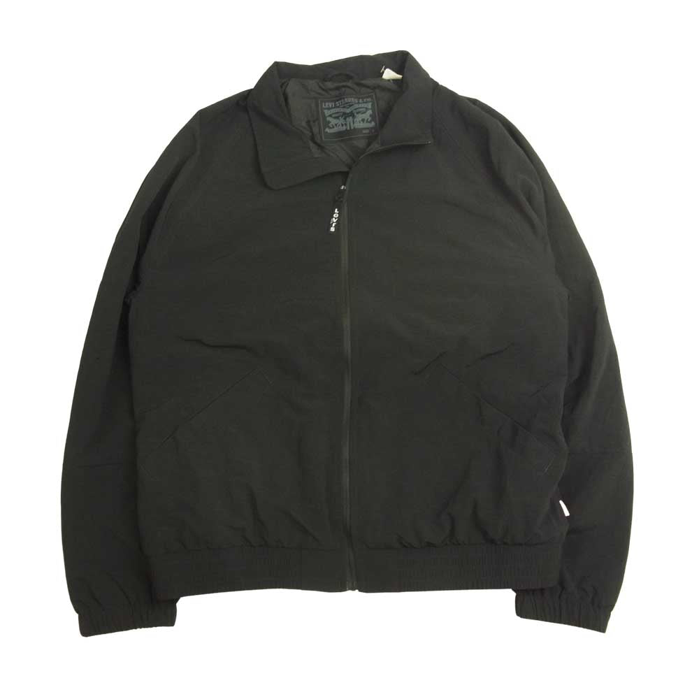 Levi's リーバイス 85425-0001 ロゴ ジップ ジャケット ブラック系 S【中古】