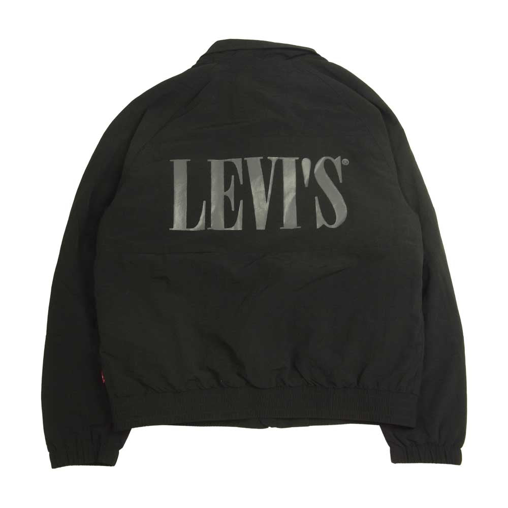 Levi's リーバイス 85425-0001 ロゴ ジップ ジャケット ブラック系 S【中古】