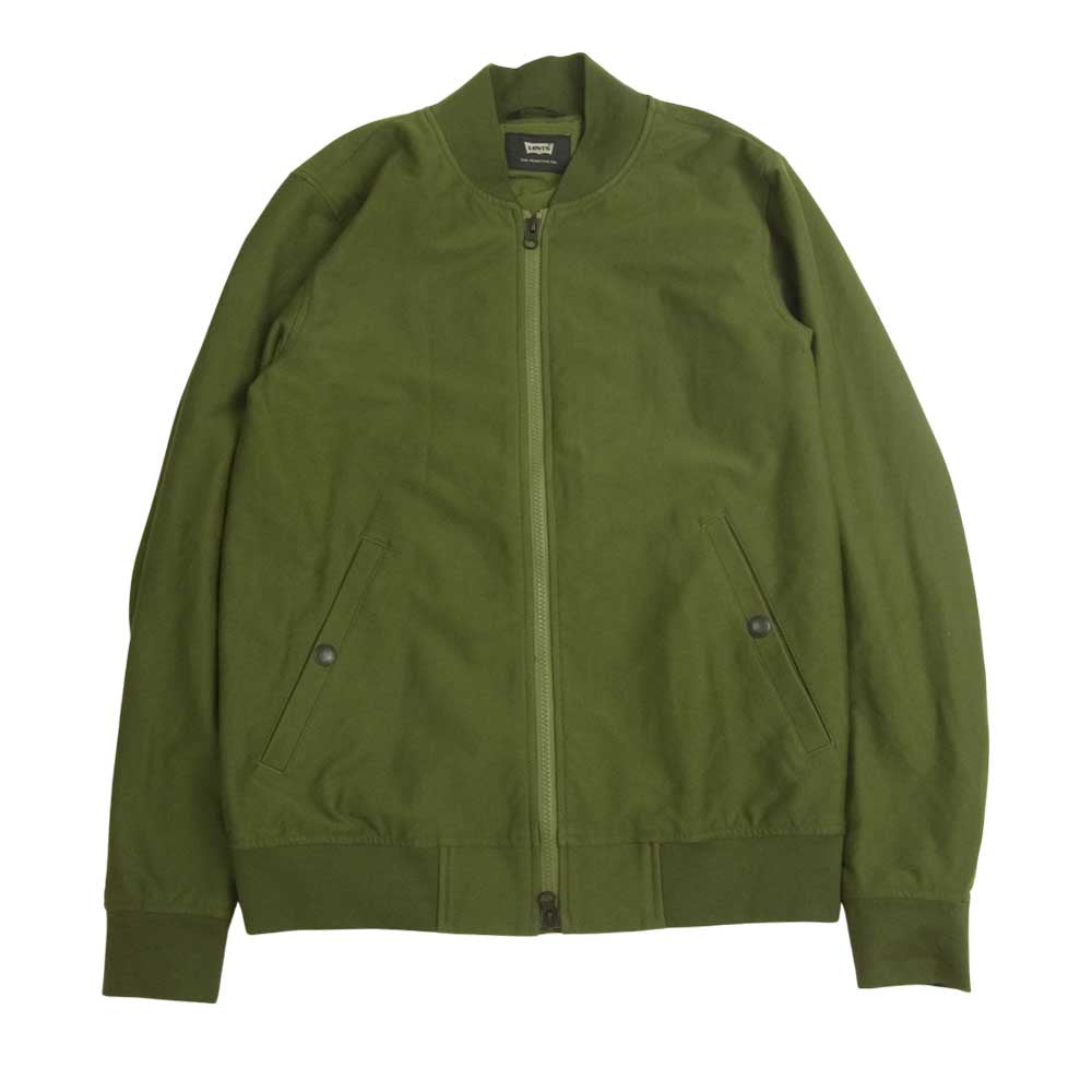 Levi's リーバイス リブ ブルゾン カーキ カーキ系 S【中古】