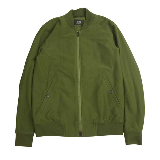 Levi's リーバイス リブ ブルゾン カーキ カーキ系 S【中古】
