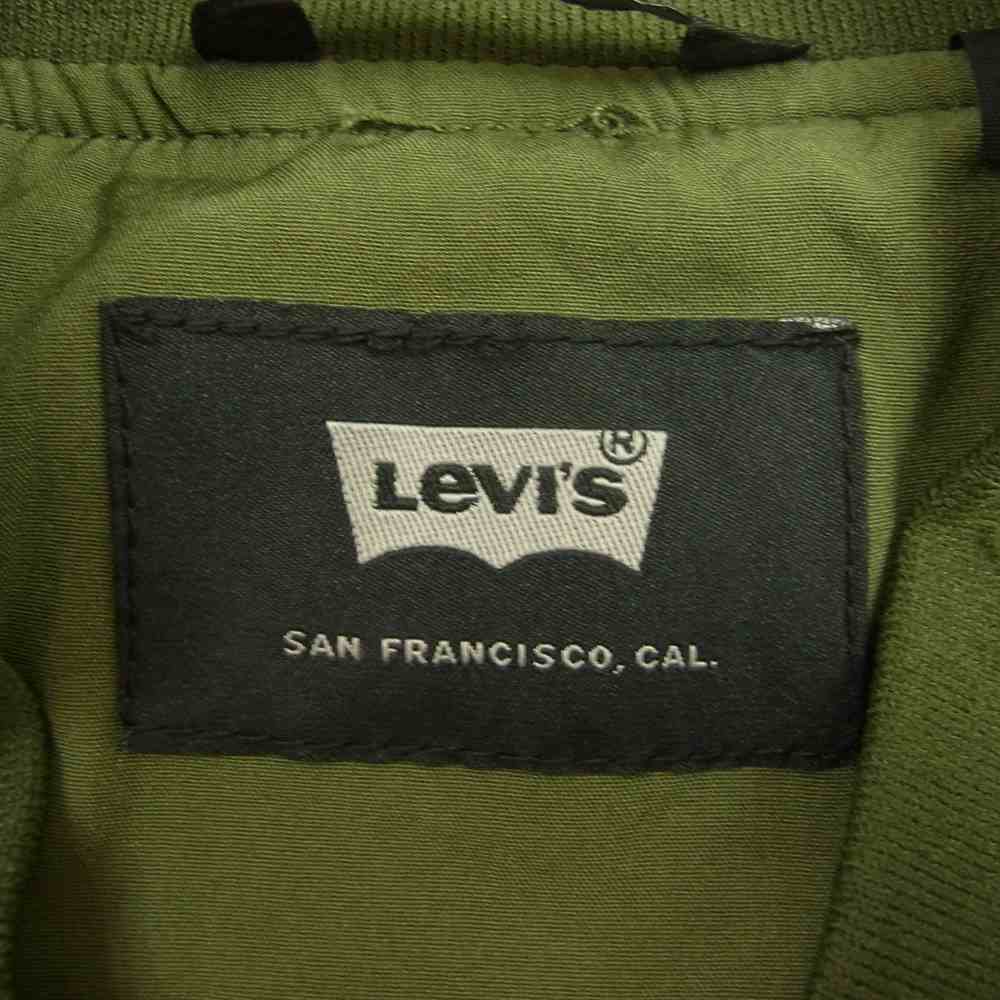 Levi's リーバイス リブ ブルゾン カーキ カーキ系 S【中古】