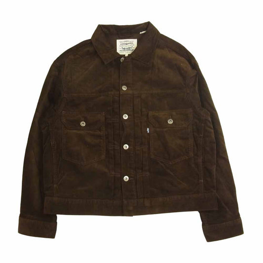 Levi's リーバイス 29920-0001 made&crafted メイドアンドクラフテッド OVERSZD TYPE II トラッカー ジャケット ブラウン系 S【中古】