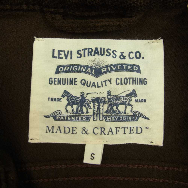 Levi's リーバイス 29920-0001 made&crafted メイドアンドクラフテッド OVERSZD TYPE II トラッカー ジャケット ブラウン系 S【中古】