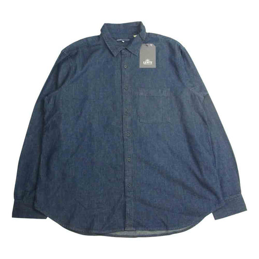 Levi's リーバイス 212560001 made&crafted メイドアンドクラフテッド NEW STANDARD SHIRT RAINIER 長袖 デニム シャツ インディゴブルー系 L【極上美品】【中古】