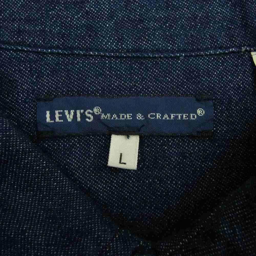Levi's リーバイス 212560001 made&crafted メイドアンドクラフテッド NEW STANDARD SHIRT RAINIER 長袖 デニム シャツ インディゴブルー系 L【極上美品】【中古】