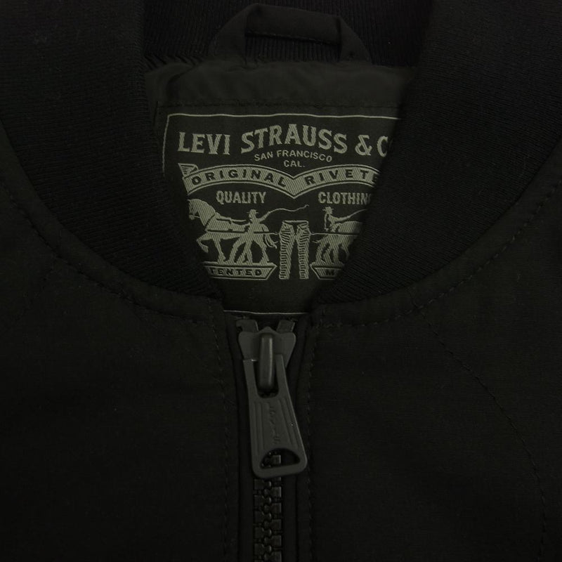 Levi's リーバイス 28690-0002 キルテッド ボンバー ジャケット ブラック系 S【中古】