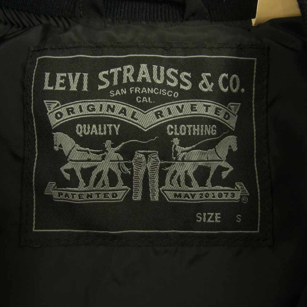 Levi's リーバイス 28690-0002 キルテッド ボンバー ジャケット ブラック系 S【中古】