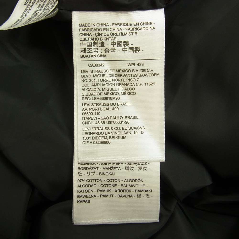 Levi's リーバイス 28690-0002 キルテッド ボンバー ジャケット ブラック系 S【中古】