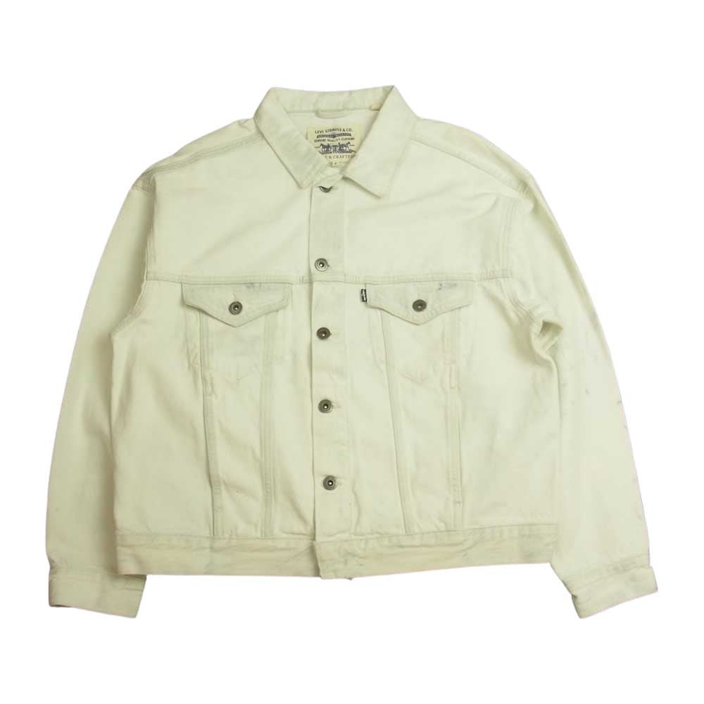 Levi's リーバイス 67484009 made&crafted メイドアンドクラフテッド OVERSIZED TYPE III トラッカー ジャケット  ホワイト系 S【中古】