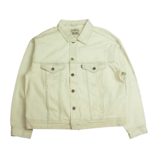 Levi's リーバイス 67484009 made&crafted メイドアンドクラフテッド OVERSIZED TYPE III トラッカー ジャケット  ホワイト系 S【中古】