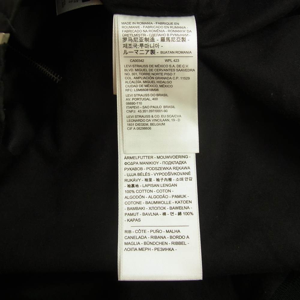 Levi's リーバイス A03610000 VINTAGE CLOTHING LVC ヴィンテージ クロージング ハリウッド ボンバー ジャケット ブラック系 M【極上美品】【中古】