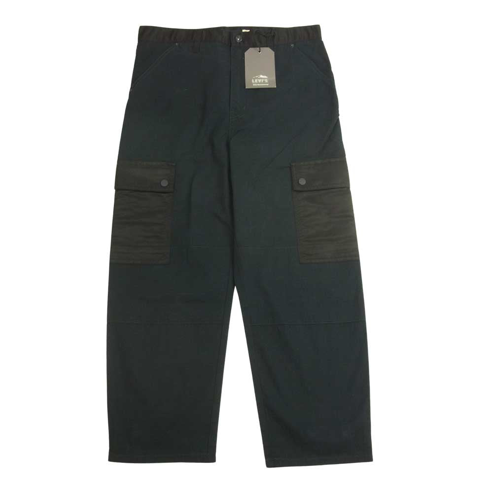 WHITE MOUNTAINEERING ホワイトマウンテニアリング 26412-0001 LEVI'S made&crafted リーバイス メイドアンドクラフテッド 切替 カーゴ パンツ ネイビー系 W28【極上美品】【中古】