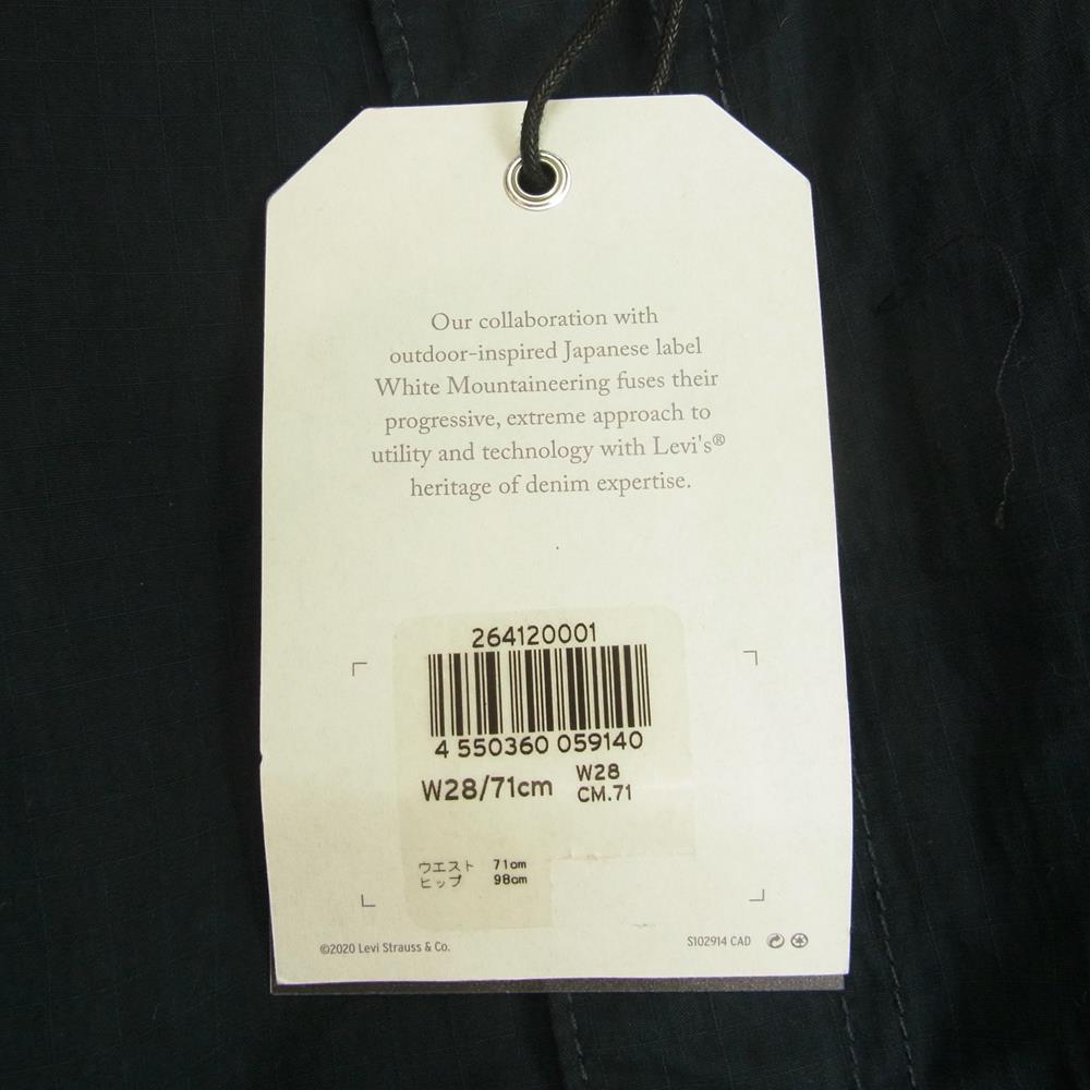 WHITE MOUNTAINEERING ホワイトマウンテニアリング 26412-0001 LEVI'S made&crafted リーバイス メイドアンドクラフテッド 切替 カーゴ パンツ ネイビー系 W28【極上美品】【中古】