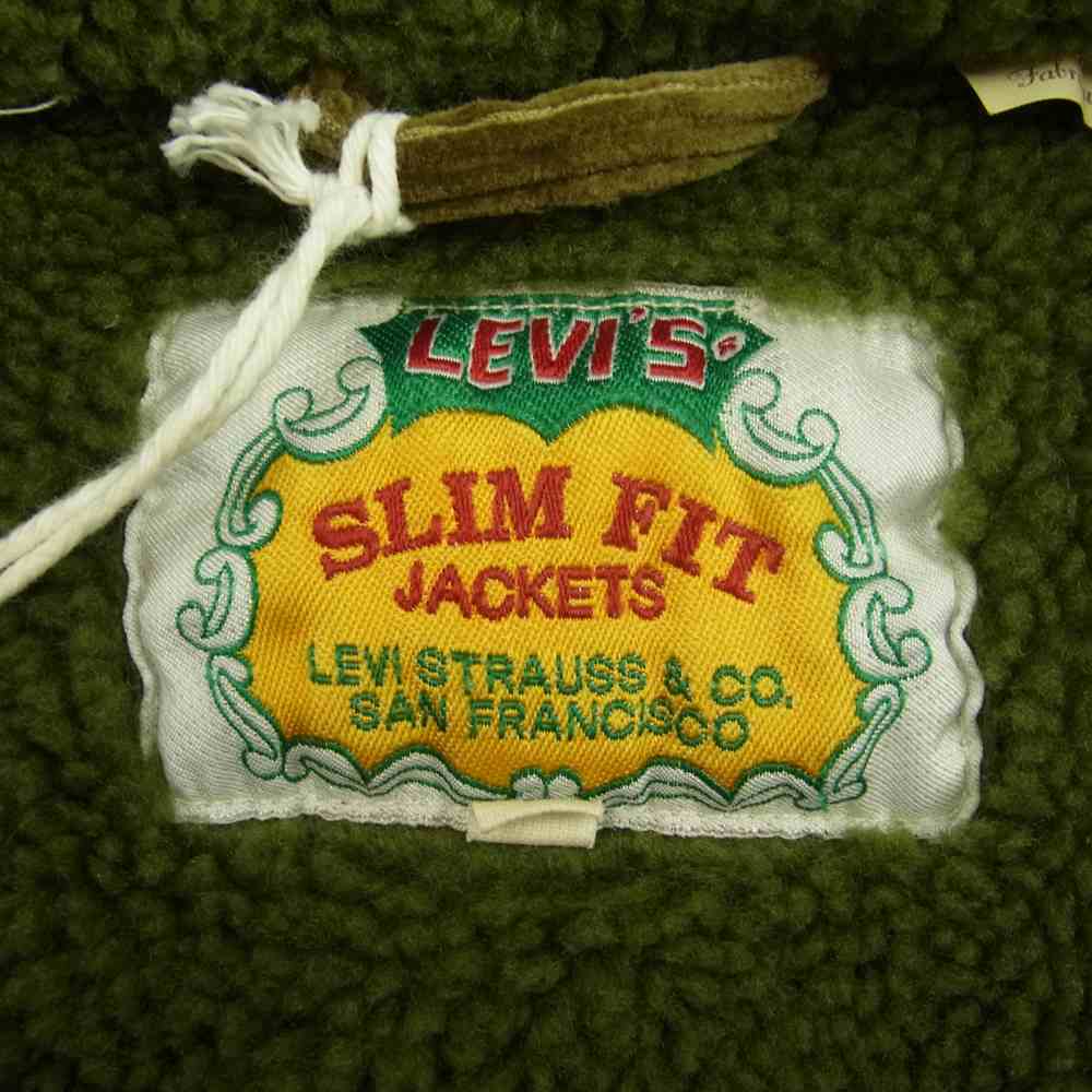 Levi's リーバイス A03520000 VINTAGE CLOTHING LVC ヴィンテージ クロージング 3rd コーデュロイ ボア トラッカー ジャケット カーキ系 L【極上美品】【中古】