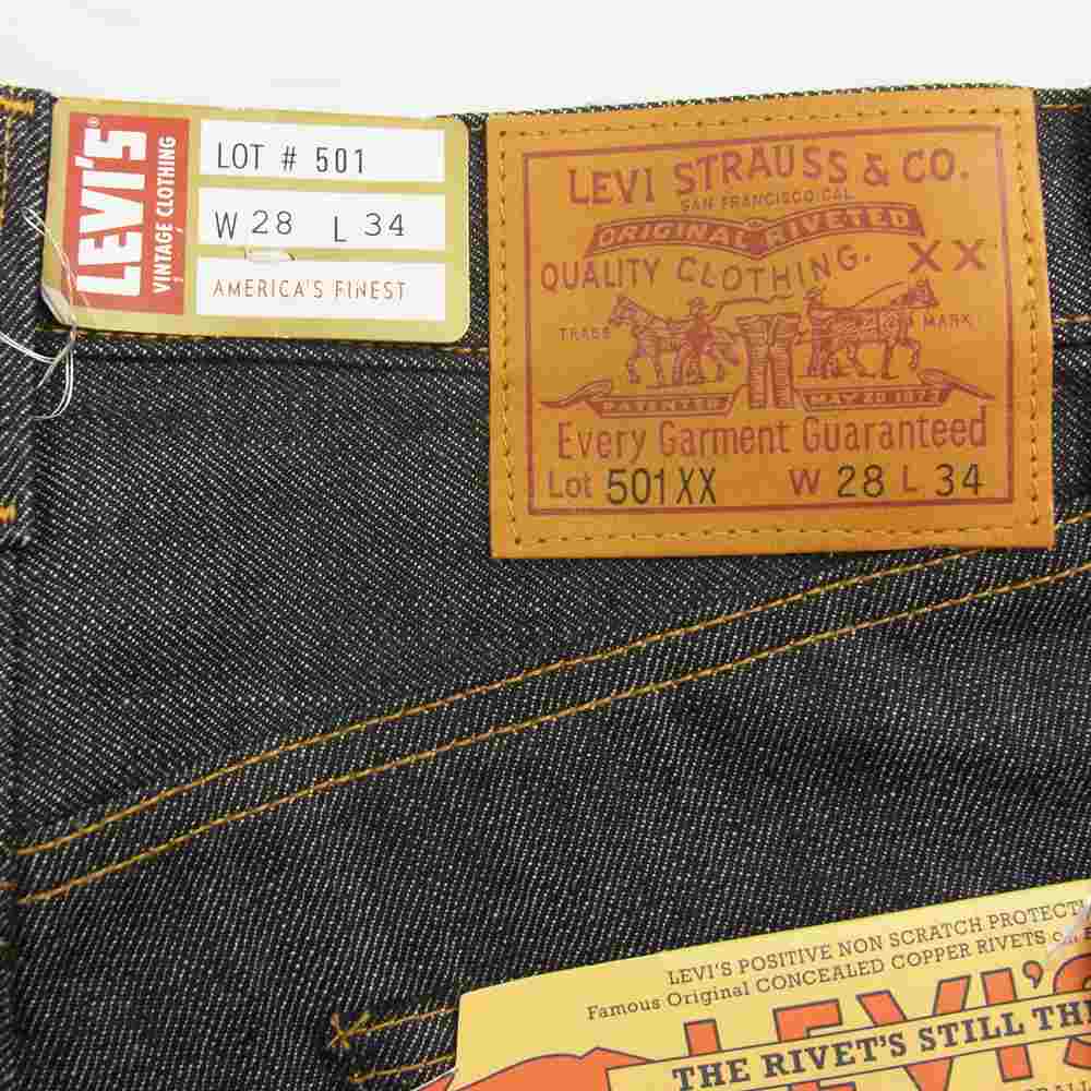 Levi's リーバイス 475010200 VINTAGE CLOTHING LVC ヴィンテージ クロージング 復刻 501XX 1947年モデル デニムパンツ インディゴブルー系 28【新古品】【未使用】【中古】