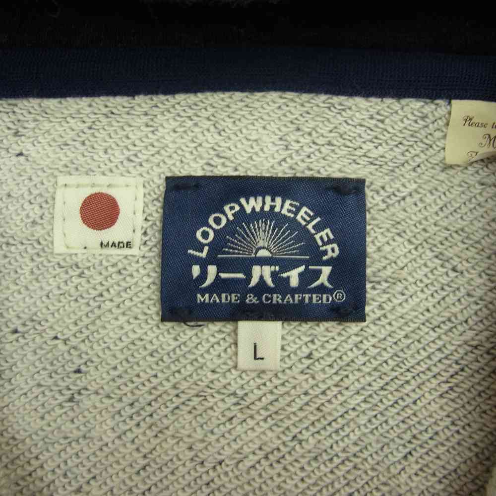 LOOPWHEELER ループウィラー LEVI'S made&crafted リーバイス メイドアンドクラフテッド インディゴ パーカー インディゴブルー系 L【極上美品】【中古】