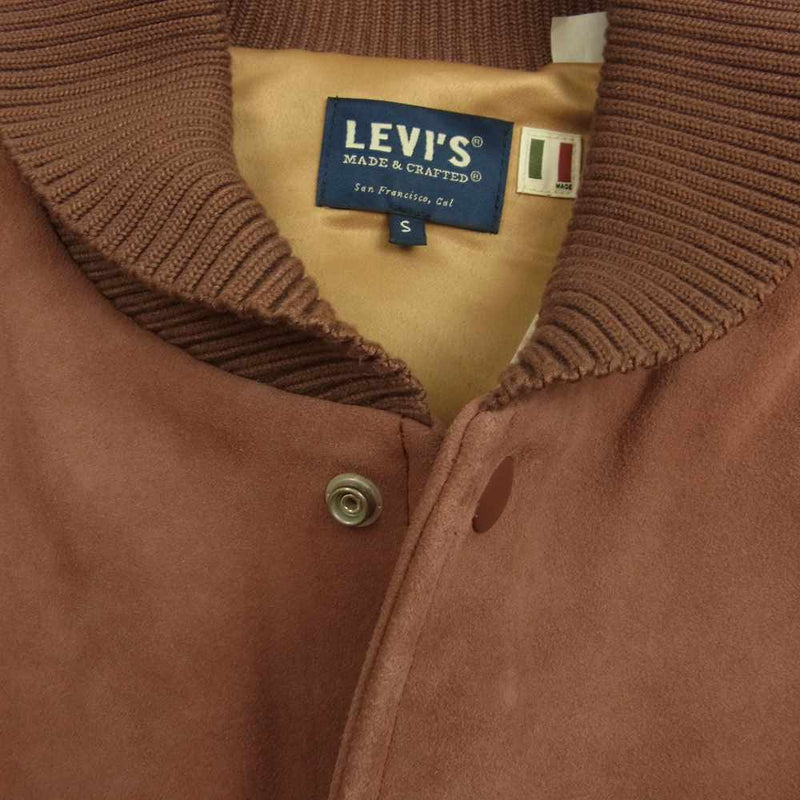 Levi's リーバイス A21910000 made&crafted メイドアンドクラフテッド Suede Sports Coat スエード スポーツ ジャケット エンジ系 S【極上美品】【中古】