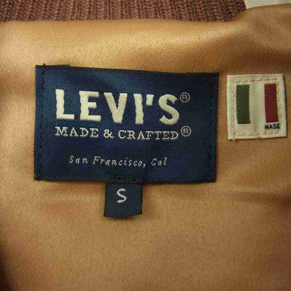 Levi's リーバイス A21910000 made&crafted メイドアンドクラフテッド Suede Sports Coat スエード スポーツ ジャケット エンジ系 S【極上美品】【中古】