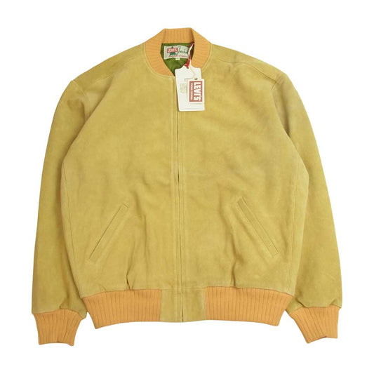 Levi's リーバイス 184740001 VINTAGE CLOTHING LVC 伊製 ヴィンテージ クロージング スエード ボンバー ジャケット ベージュ系 S【極上美品】【中古】