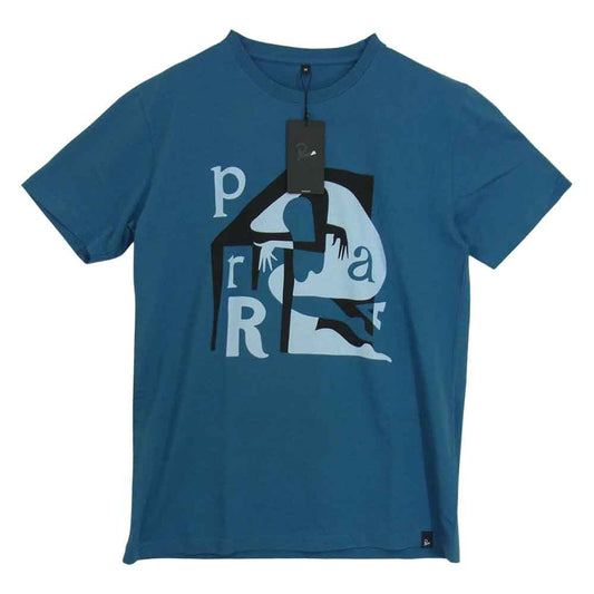 バイパラ TABLE SLEEPER テーブルスリーパー ロゴ プリント 半袖 Tシャツ グリーン系 M【中古】