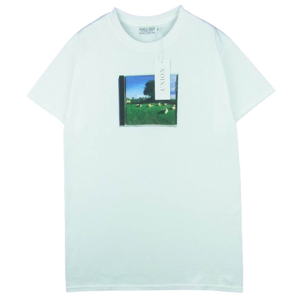 FRAGMENT DESIGN フラグメントデザイン JAMS CD5 T-SHIRT プリント 半袖 Tシャツ メキシコ製 ホワイト系 S【中古】