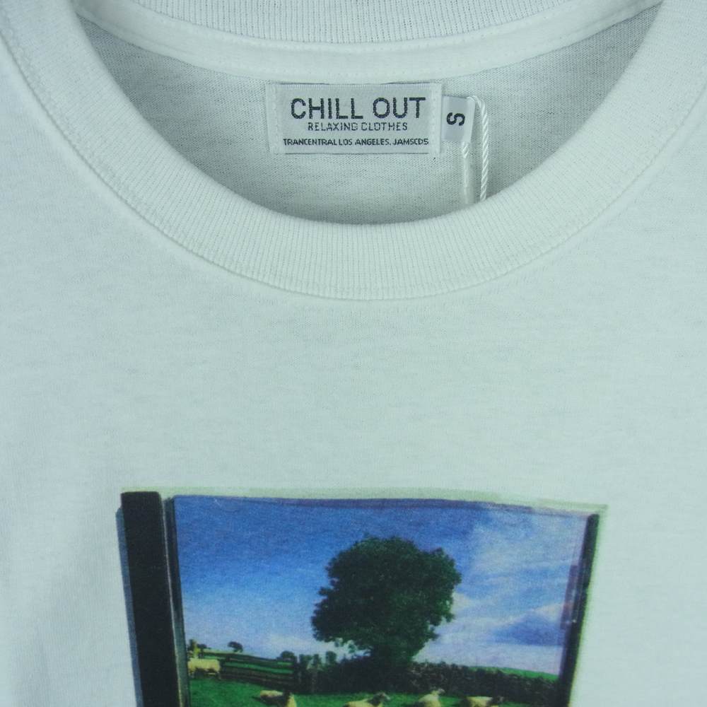 FRAGMENT DESIGN フラグメントデザイン JAMS CD5 T-SHIRT プリント 半袖 Tシャツ メキシコ製 ホワイト系 S【中古】