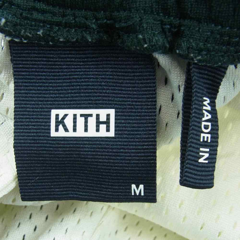 キス 国内正規品 MONDAY PROGRAM ロゴパッチ メッシュ ショーツ ハーフ ショート パンツ オフホワイト系 マルチカラー系 M【中古】