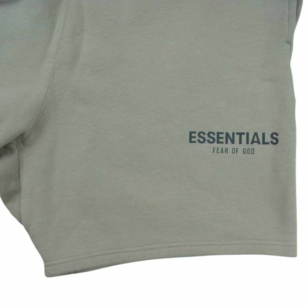 FEAR OF GOD フィアオブゴッド ESSENTIALS エッセンシャルズ スウェット ショート パンツ グレイッシュベージュ系 S【中古】