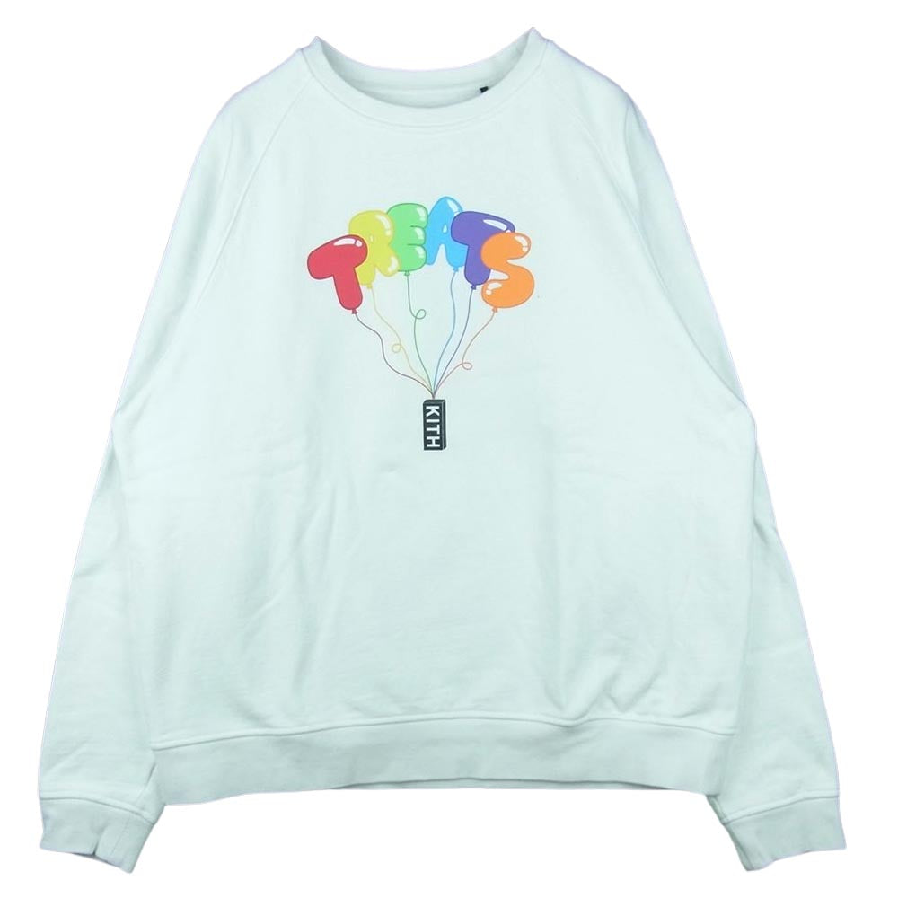 キス Treats Float Crewneck フロート クルーネック スウェット コットン 中国製 ホワイト系 M【中古】