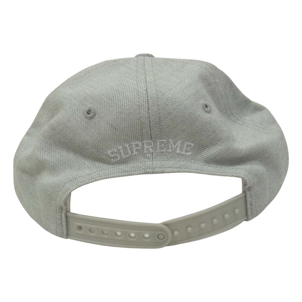 Supreme シュプリーム 19AW Shadow 6-Panel 刺繍 シャドウ 6パネル キャップ グレー グレー系【中古】