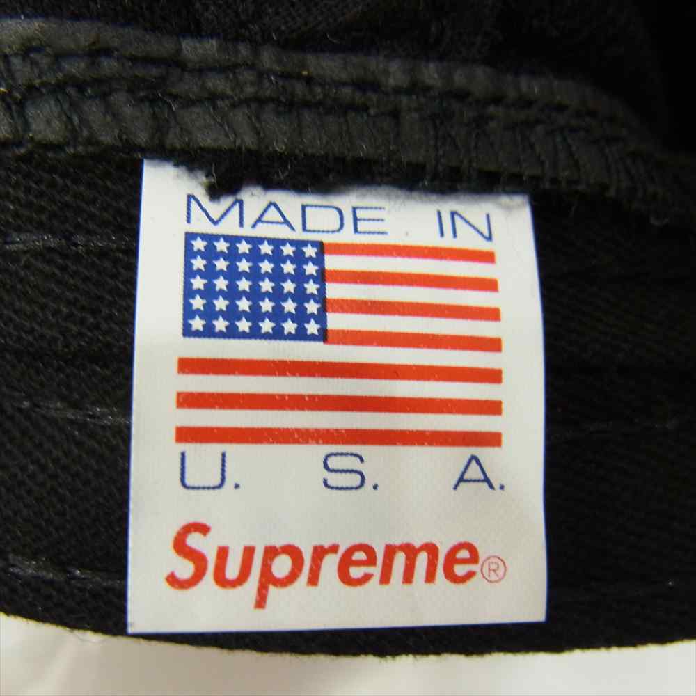 Supreme シュプリーム 19AW Shadow 6-Panel 刺繍 シャドウ 6パネル キャップ ブラック ブラック系【中古】